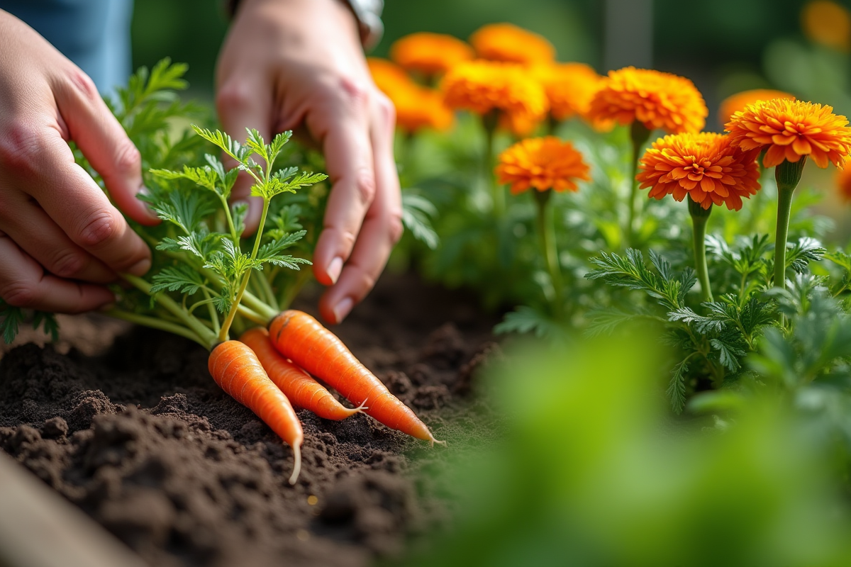 jardinage carottes