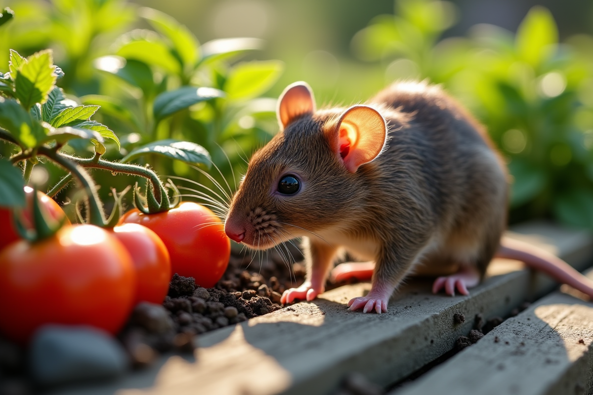 Rat curieux près d